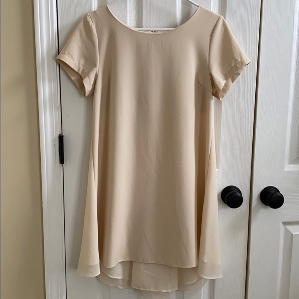 Umgee Nude A-Line Dress
